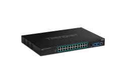 TRENDnet 26-Port Industr. Gigabit L2 Managed PoE+ Rackmount
