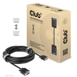 Club3D Kabel VGA > VGA 10m St/St retail