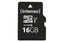 Intenso SD MicroSD Card 16GB SD-HC UHS-I inkl. SD-...