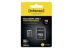 Intenso SD MicroSD Card 16GB SD-HC UHS-I inkl. SD-...