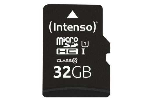 Intenso SD MicroSD Card 32GB SD-HC UHS-I inkl. SD- Adapter retail