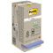 Haftnotizblock Super Sticky Recycling Notes, 76x76mm, 16x100 Blatt, sortiert