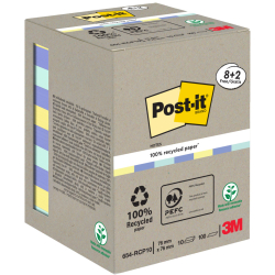 Haftnotizblock Recycling Notes Promotion, 76x76cm, 10x100...