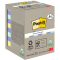 Haftnotizblock Recycling Notes Promotion, 76x76cm, 10x100 Blatt, sortiert