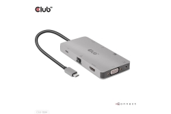Club3D USB-C 9in1-HUB >HDMI/VGA/2xUSB/USB-C/RJ45/SD...