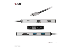 Club3D USB-C 9in1-HUB >HDMI/VGA/2xUSB/USB-C/RJ45/SD PD100W retail