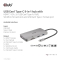 Club3D USB-C 9in1-HUB >HDMI/VGA/2xUSB/USB-C/RJ45/SD PD100W retail
