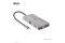 Club3D USB-C 9in1-HUB >HDMI/VGA/2xUSB/USB-C/RJ45/SD PD100W retail