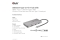 Club3D USB-C 9in1-HUB >HDMI/VGA/2xUSB/USB-C/RJ45/SD PD100W retail