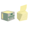 Haftnotizblock Recycling Z-Notes, 76x76mm, 6x100 Blatt, gelb