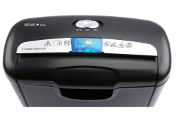 GENIE Aktenvernichter 240 S Stripe Cut schwarz/silber