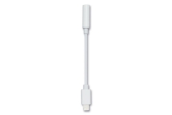2GO Audio-Adapter Stereo Lightning 20cm weiß