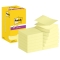 Haftnotizblock Super Sticky Z-Notes, 76x76mm, 12x90 Blatt, gelb