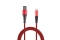 2GO USB Lade-/Datenkabel Lightning 1m Nylon rot PET-Verp.