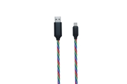 2GO USB Datenkabel Tricolor LED-Beleuchtung Lightning 1m