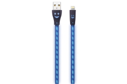 2GO USB Lade-/Datenkabel lightn. m.bl. LED-Beleuchtung 1m