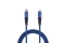 2GO USB Lade-/Datenkabel Type-C - Lightning Nylon 1m blau