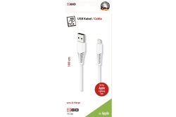 2GO USB Lade-/Datenkabel Apple Lightning 1m weiß