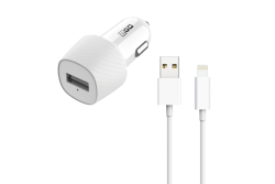 2GO KFZ-Ladegerät Set 10W USB-A / Lightning inkl....