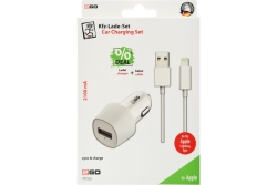 2GO KFZ-Ladegerät Set 10W USB-A / Lightning inkl....