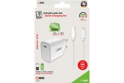 2GO Ladegerät 20W 1-Port 1x USB-C inkl. Lightning...