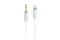 2GO AUX/MP3 Audiokabel für Lightning-Geräte 100cm weiß