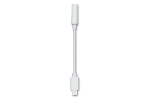 2GO Audio Adapter Luxury Stereo Lightning 10cm weiß