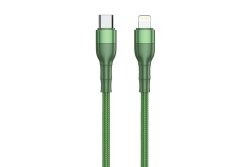 2GO USB Lade-/Datenkabel Type C - Lightning Nylon 1m...