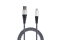 2GO USB Lade-/Datenkabel USB Type-C 3.1 Nylon 100cm silber