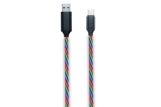 2GO USB Datenkabel Tricolor LED-Beleucht. USB-C 3.1 100cm