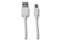 2GO USB Lade-/Datenkabel USB-A - Micro-USB 100cm Nylon weiß