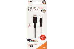 2GO USB Lade-/Datenkabel Xtreme USB-C 3.1 100cmm schwarz