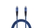 2GO USB Lade-/Datenkabel USB-C - USB-C 100cm blau