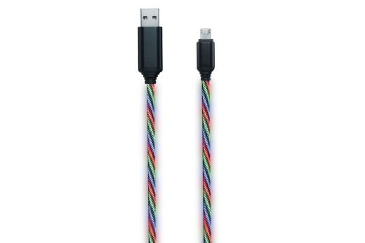 2GO USB Datenkabel Tricolor LED-Beleucht. Micro-USB 100cm