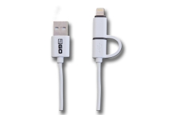 2GO 2in1 USB Lade-/Datenkabel f. Micro-USB & Apple...