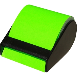 Haftnotiz Rolle im Abroller - neongrün 60 mm x 10 m,...