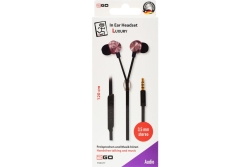 2GO In-Ear Stereo-Headset Luxury Zipper-Style rosé