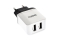 2GO Ladegerät 10,5W 2-Port 2x USB-A, weiß