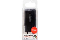 2GO Ladegerät 18W 1-Port 1x USB-C, schwarz