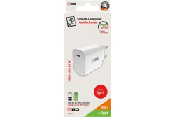 2GO Ladegerät 20W 1-Port 1x USB-C Power Delivery...