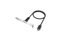 GRAUGEAR Verlängerungskabel mit PCI Blende,Type-E...