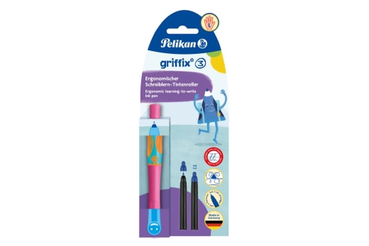 Pelikan griffix Tintenschreiber Linkshänder Lovely Pink Blister