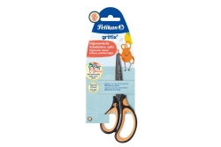 Pelikan griffix Schulschere spitz Linkshänder NeonBlack Blister