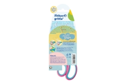 Pelikan griffix Schulschere rund Rechtshänder LovelyPink Blister