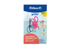 Pelikan griffix Schulschere Rechtshänder Rund 14cm Blau