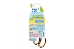 Pelikan griffix Schulschere spitz Rechtshänder NeonBlack Blister
