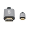 MANHATTAN 4K@60Hz USB-C auf HDMI-Kabel Stecker/Stecker 2m