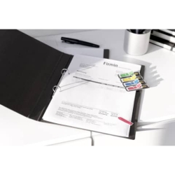 Haftstreifen Index Pfeil, 12x43mm, 4x24 Stück, neon sortiert