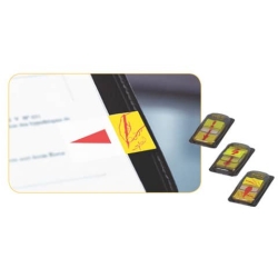 Haftstreifen Index Strong, 25,4x43,2mm, 50 Blatt, gelb