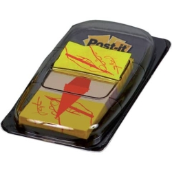 Haftstreifen Index Strong, 25,4x43,2mm, 50 Blatt, gelb